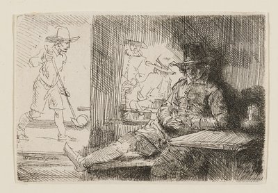 Kolf-spelaren av Rembrandt van Rijn