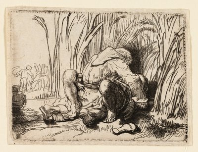 Munken i majsfältet av Rembrandt van Rijn