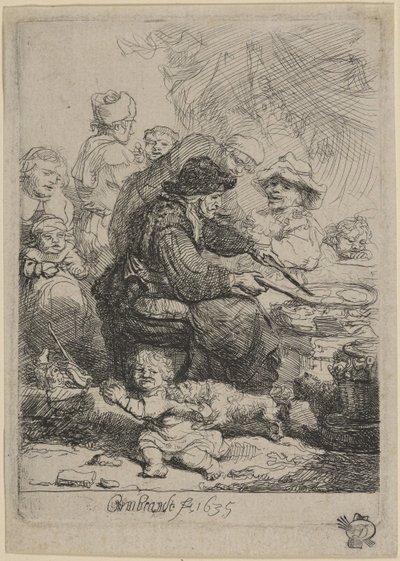 Pannkaksdamen av Rembrandt van Rijn