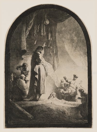 Uppväckelsen av Lasarus av Rembrandt van Rijn