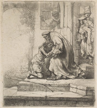 Den förlorade sonens återkomst, 1636. av Rembrandt van Rijn