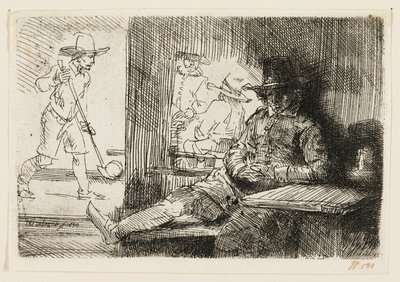 Ringbollsspelaren av Rembrandt van Rijn