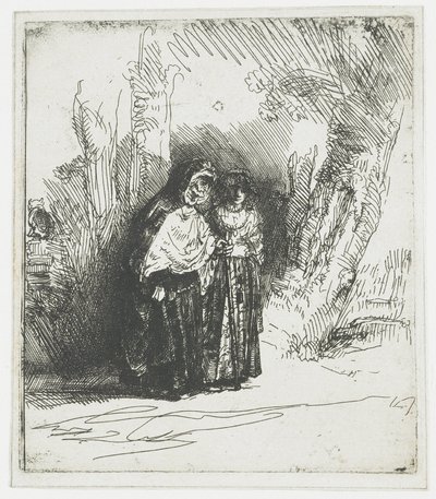 Den spanska zigenerskan Preciosa av Rembrandt van Rijn