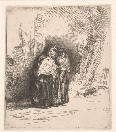 Den spanska zigenerskan (Preciosa) av Rembrandt van Rijn