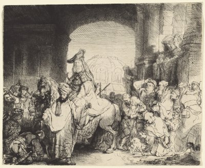 Mordokais triumf av Rembrandt van Rijn