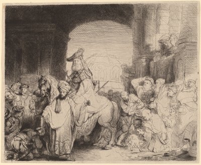 Mordokais triumf av Rembrandt van Rijn