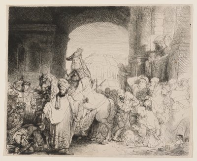 Mordekais triumf av Rembrandt van Rijn