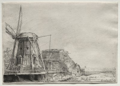 Väderkvarnen av Rembrandt van Rijn