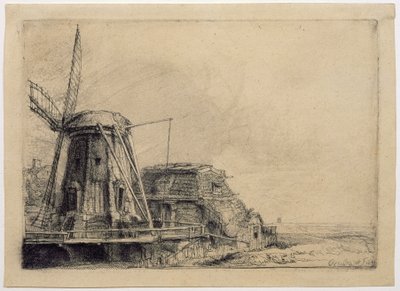 Väderkvarnen av Rembrandt van Rijn