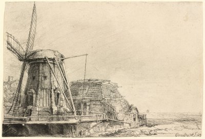 Vindkvarn av Rembrandt van Rijn