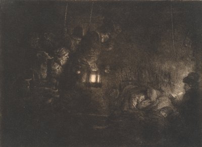 Herdarnas tillbedjan: ett nattstycke av Rembrandt van Rijn