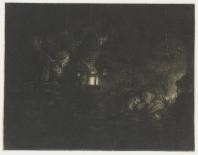 Herdarnas tillbedjan: ett nattstycke av Rembrandt van Rijn