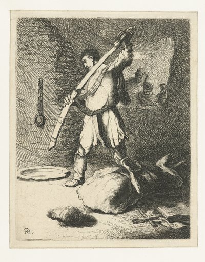 Halshuggningen av Johannes Döparen av Rembrandt van Rijn