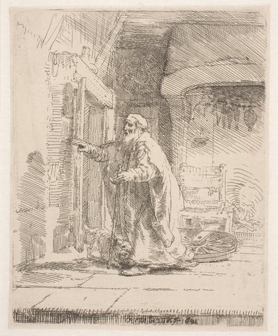 Tobits blindhet: den större tavlan av Rembrandt van Rijn