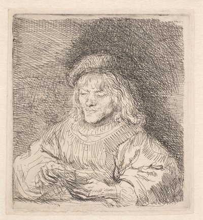 Kortspelaren av Rembrandt van Rijn