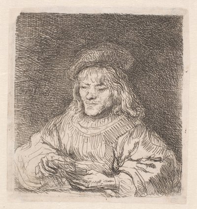 Kortspelaren av Rembrandt van Rijn