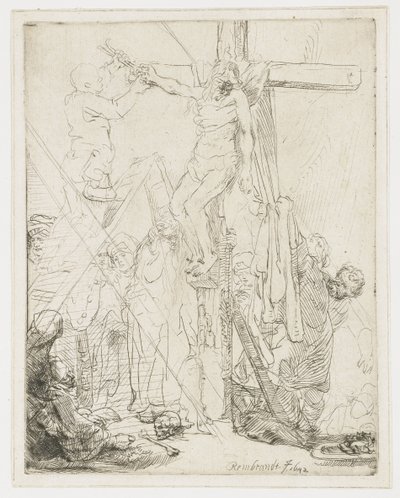 Nedstigningen från korset: en skiss av Rembrandt van Rijn