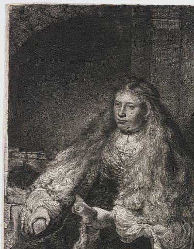 Den stora judiska bruden av Rembrandt van Rijn