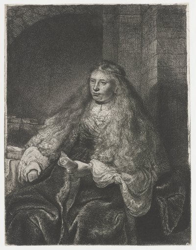 Den stora judiska bruden av Rembrandt van Rijn