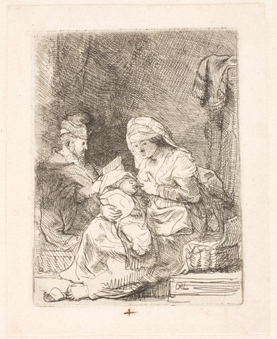 Den heliga familjen av Rembrandt van Rijn