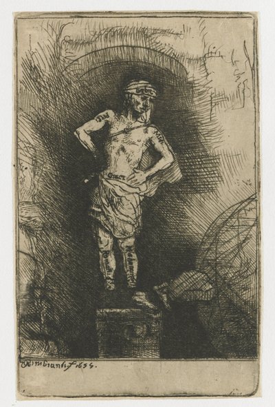 Bilden sett av Nebukadnessar av Rembrandt van Rijn