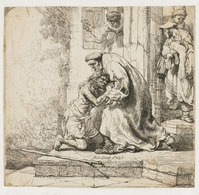 Den förlorade sonens återkomst av Rembrandt van Rijn
