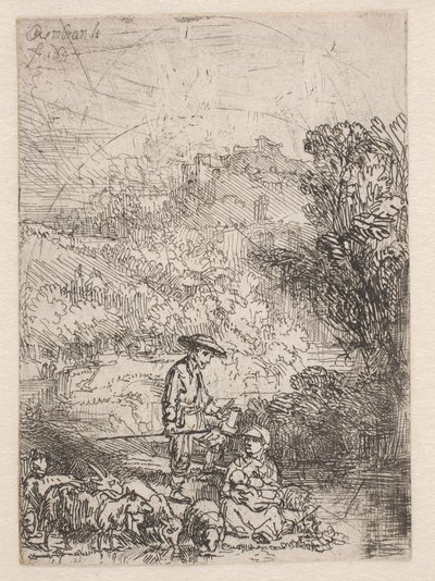 Herdaren och hans familj av Rembrandt van Rijn