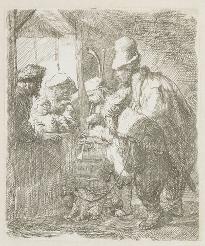 Gatumusikanterna av Rembrandt van Rijn