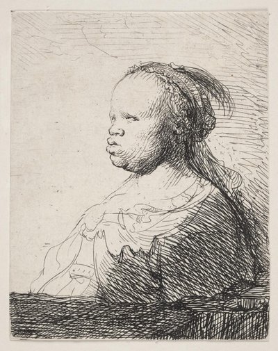 Den vita svarta av Rembrandt van Rijn