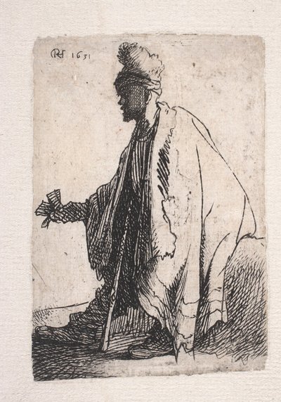 En spetälsk tiggare av Rembrandt van Rijn