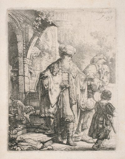 Hagars förvisning av Rembrandt van Rijn