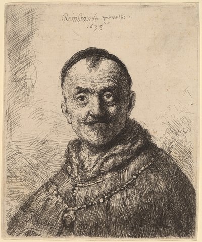 Det första orientaliska huvudet av Rembrandt van Rijn and Studio of Rembrandt