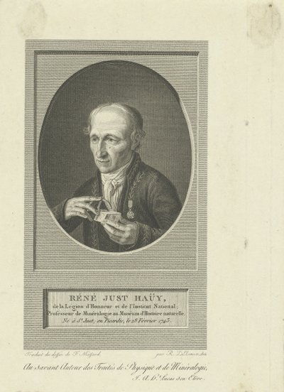 Porträtt av René-Just Haüy 1743-1822, 1804. av Remi Henri Joseph Delvaux