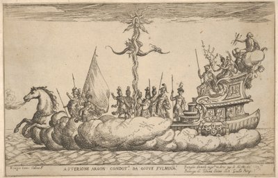 Asterion, från serien Argonauternas fartyg för bröllopsfirandet av Cosimo..., 1608. av Remigio Cantagallina