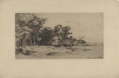 Landskap med gård av Remigius Adrianus Haanen
