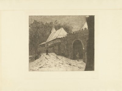 Stadsbild med Koppelpoort i Amersfoort av Remmert Dekker