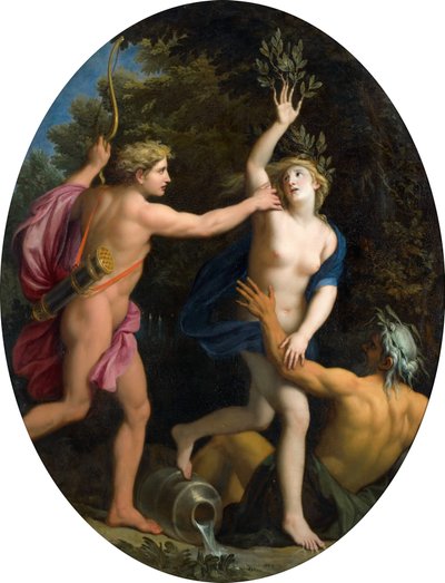 Apollo och Daphne av René Antoine Houasse