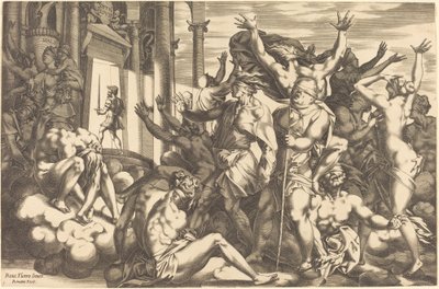 Okunnighetens erövring av René Boyvin after Rosso Fiorentino