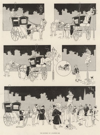 Mysteriet med en Hansom Cab av René Bull