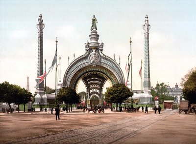 Grand Entree på 1900 års universella utställning i Paris av Rene Binet. av Rene Binet