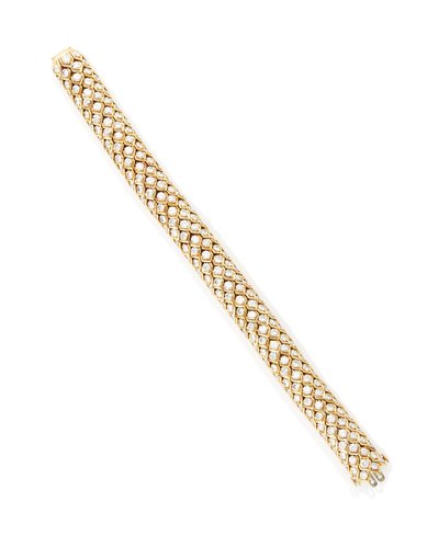 Ett av tre "Honeycomb"-armband, 1950-tal av Rene Boivin