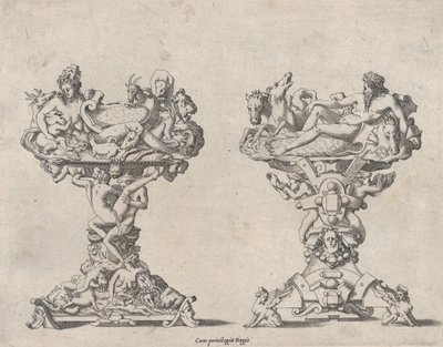 Två saltkällare, 1500-1600-talet. av Rene Boyvin