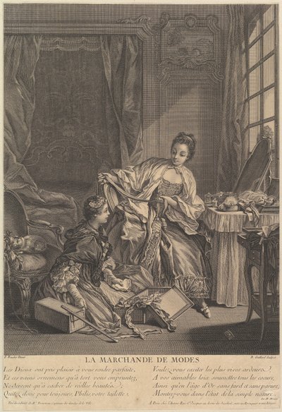 Modehandlare, 1746-55. av Rene Gaillard
