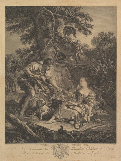 Le Panier Misterieux Den mystiska korgen, 1700-talet. av Rene Gaillard