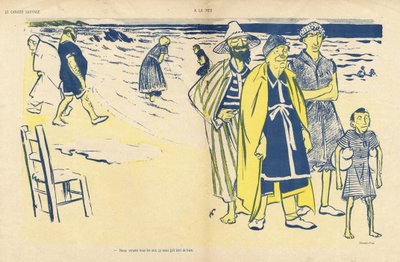 Illustration av Hermann-Paul (1864-1940) i Vildanden av Rene George Hermann Paul