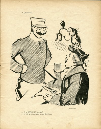 Illustration av Hermann-Paul (1864-1940) i Vildanden av Rene George Hermann Paul