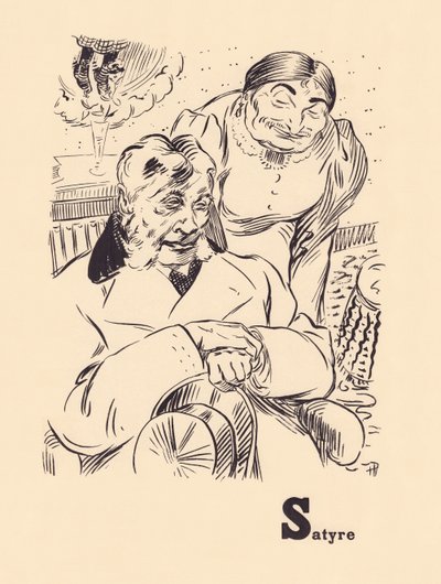 S som Satyr av Rene George Hermann Paul