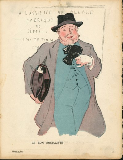 Smörtallriken, nummer 231, Satirisk i färger av Rene George Hermann Paul