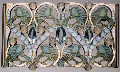 Plakett, sent 1800-tal av Rene Jules Lalique