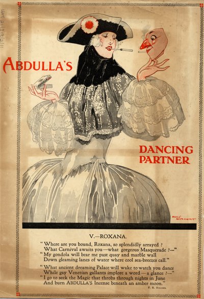 Abdulla cigaretter, 1920-talet av Rene Vincent